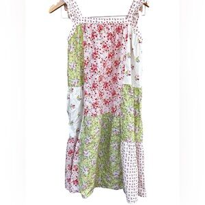 Girls Spring Floral Patchwork Sundress NWT